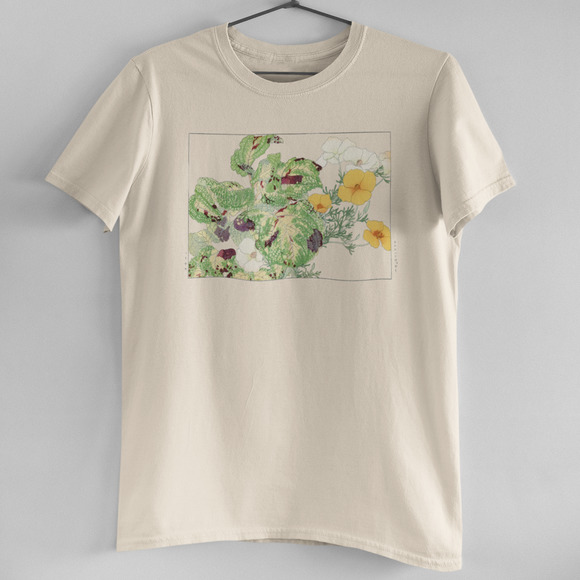 Tops - Japanese Coleus & Poppy Flower Tee